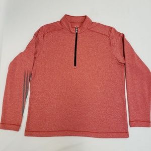Adidas Golf Red 1/4 Zip Pullover M